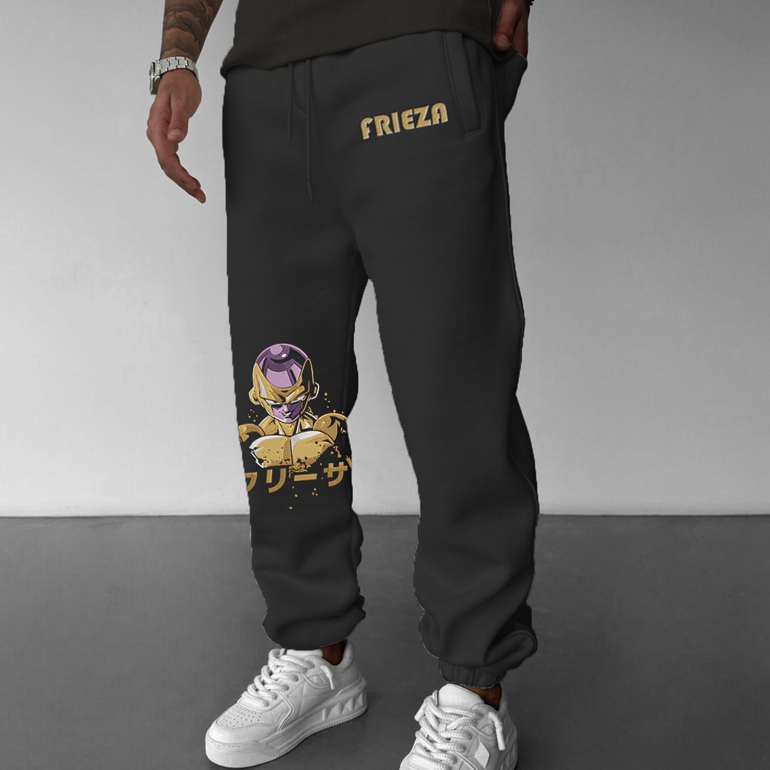 Unisex Anime Print  Sweatpants Casual Pants