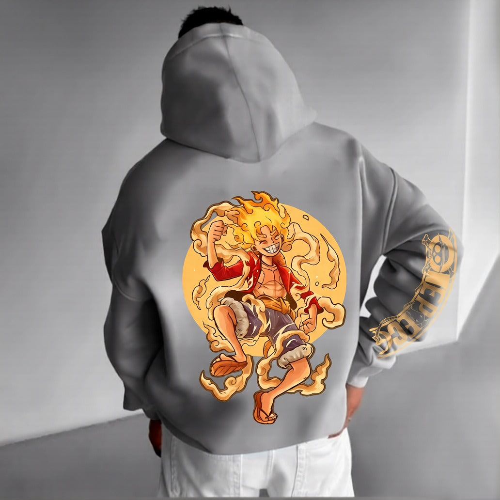 Unisex Anime Graphic Streetwear Vintage Hoodie-Anime x kingdom