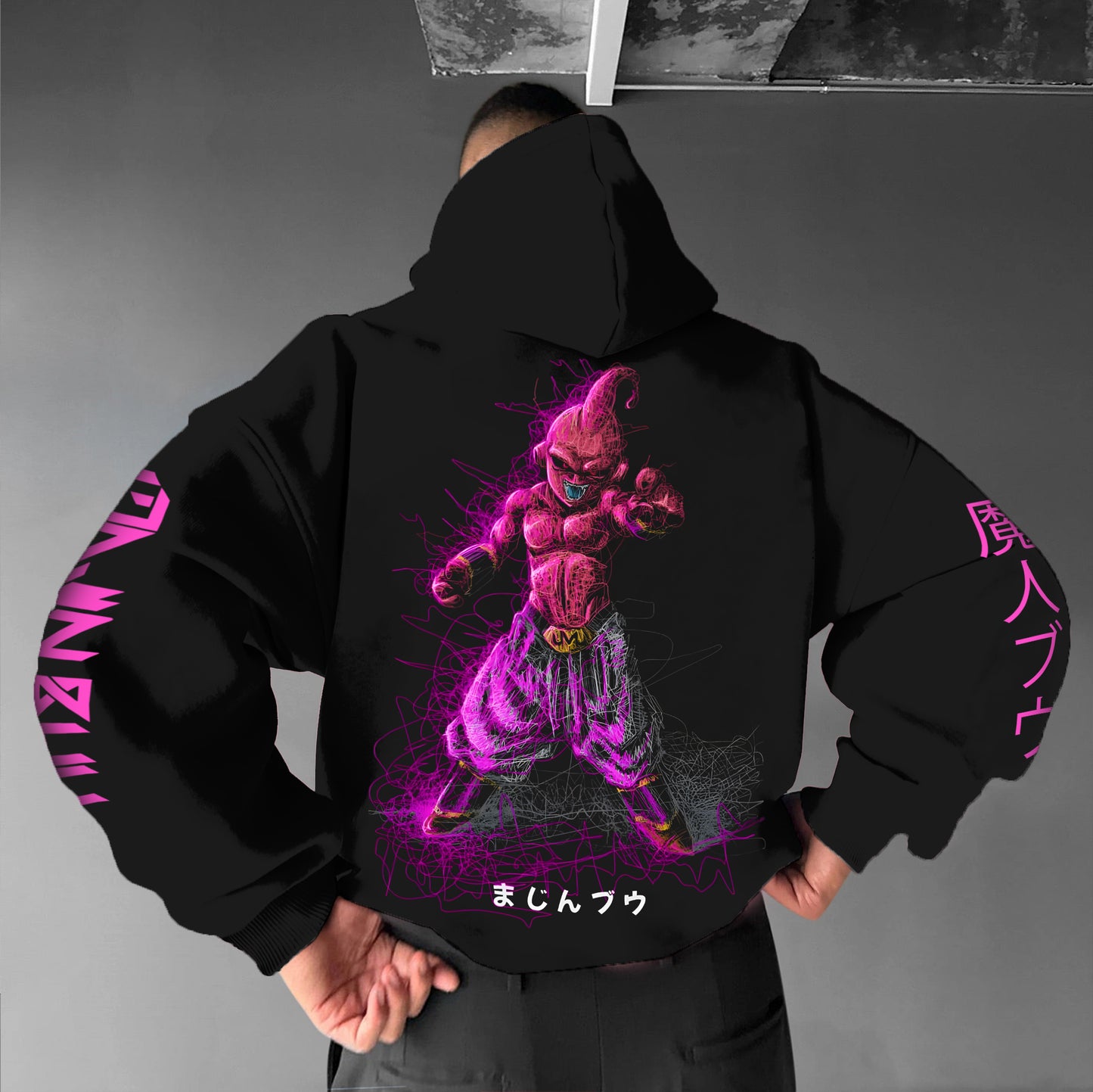 Unisex Anime Graphic Streetwear Vintage Hoodie