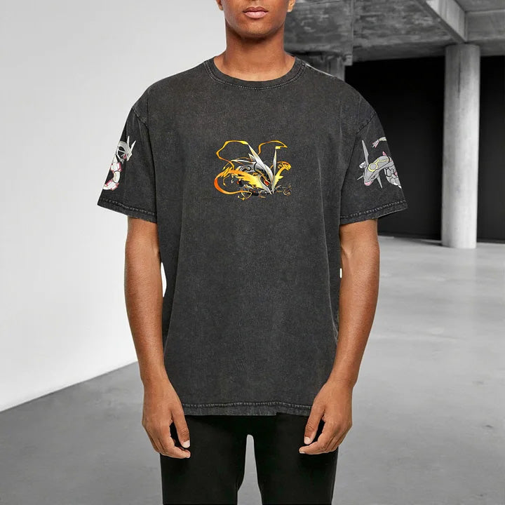 Unisex Anime Inspired Vintage T-Shirt