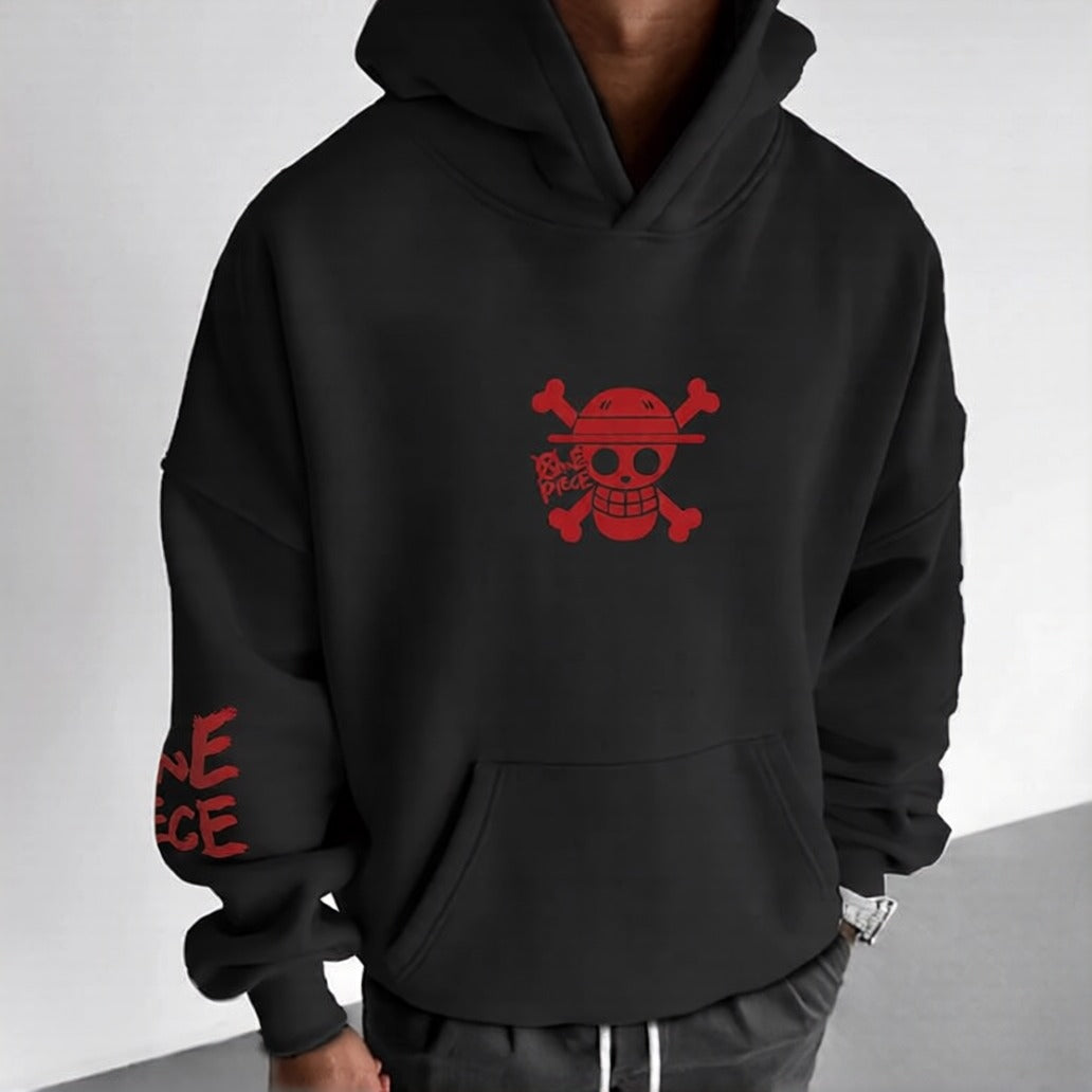 Unisex Anime Graphic Streetwear Vintage Hoodie-Anime x kingdom