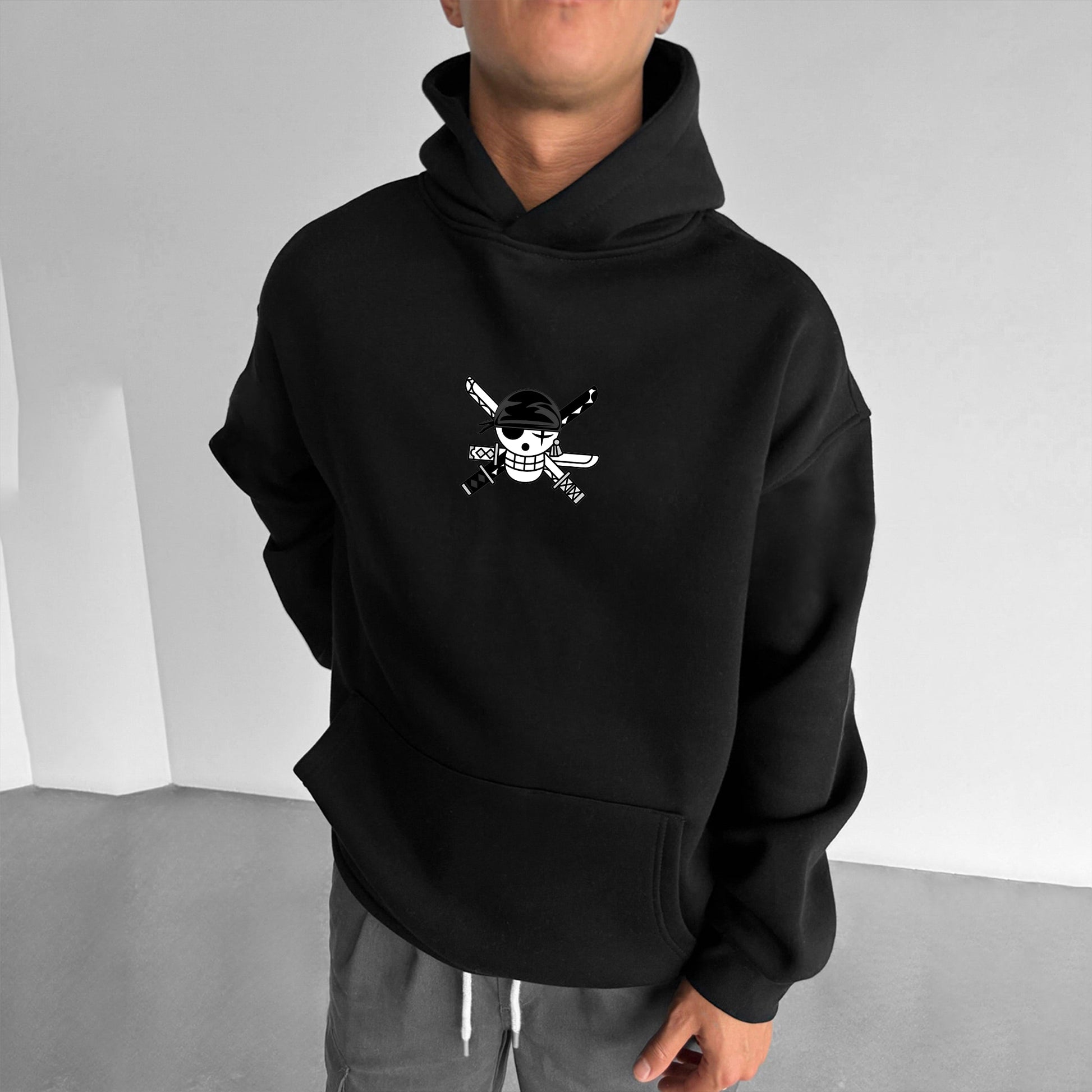 Unisex Oversized Anime Print Hoodie |-Anime x kingdom