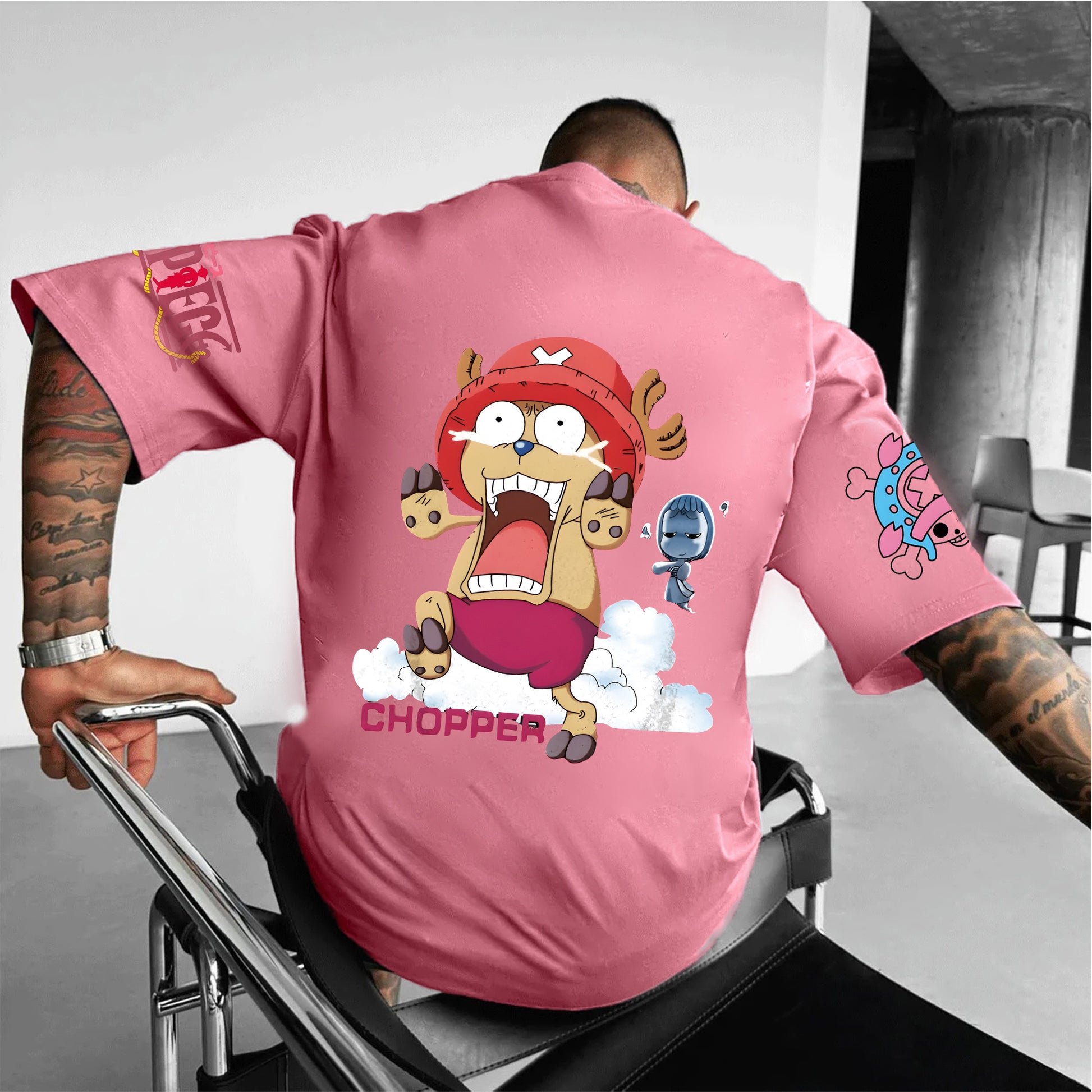 Unisex Anime Inspired Vintage T-Shirt丨