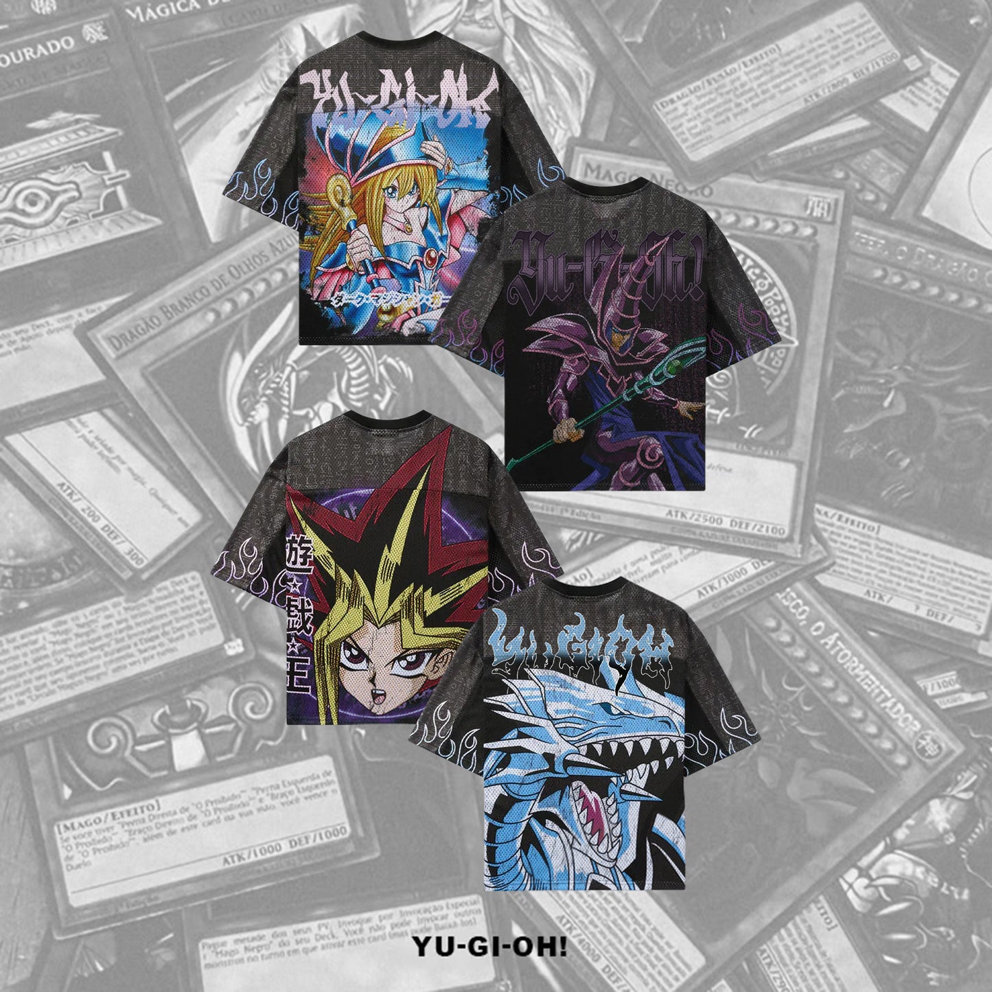 Unisex Anime Style Retro I Mesh T-Shirt