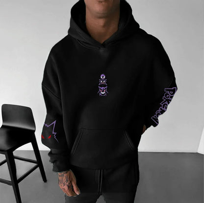 Unisex Anime Graphic Streetwear Vintage Hoodie