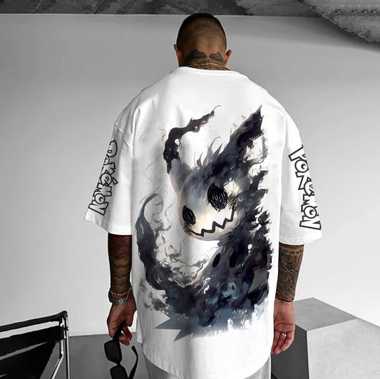 Unisex    Anime Inspired Vintage T-Shirt-comicclothing