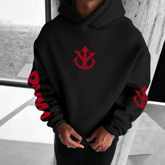 Unisex Anime Print Casual Oversized Hoodie