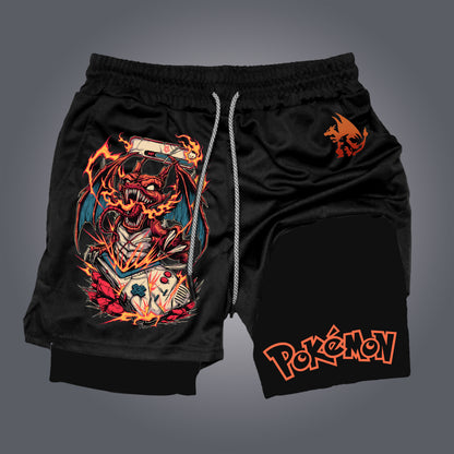 Unisex Casual Anime Streetwear Shorts-Anime x kingdom
