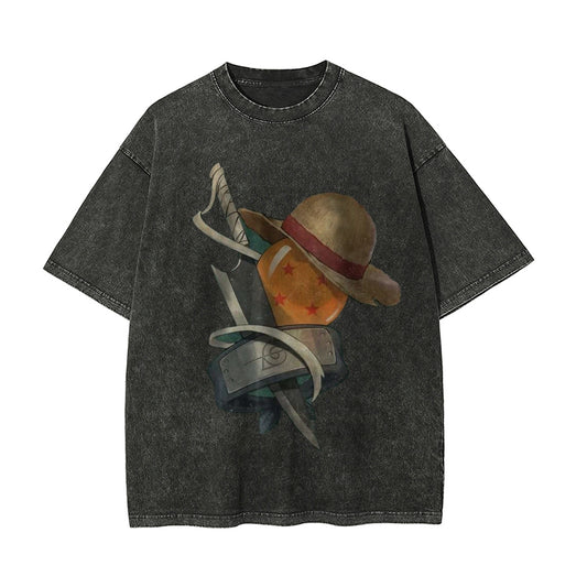 One Piece Shirt, Anime Shirt, Dragon Ball Z Shirt, Bleach Shirt, Anime Shirt, Vintage T-Shirt-Anime x kingdom