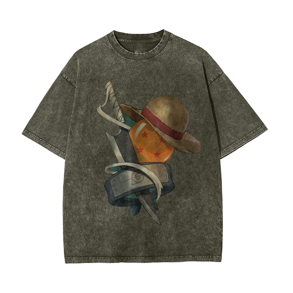 One Piece Shirt, Anime Shirt, Dragon Ball Z Shirt, Bleach Shirt, Anime Shirt, Vintage T-Shirt-Anime x kingdom