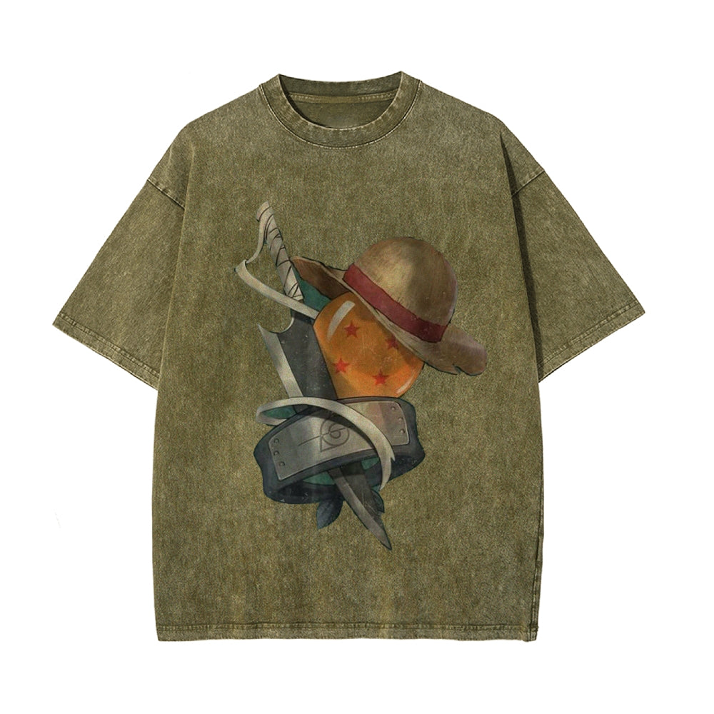 One Piece Shirt, Anime Shirt, Dragon Ball Z Shirt, Bleach Shirt, Anime Shirt, Vintage T-Shirt-Anime x kingdom