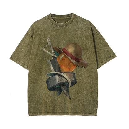 One Piece Shirt, Anime Shirt, Dragon Ball Z Shirt, Bleach Shirt, Anime Shirt, Vintage T-Shirt-Anime x kingdom