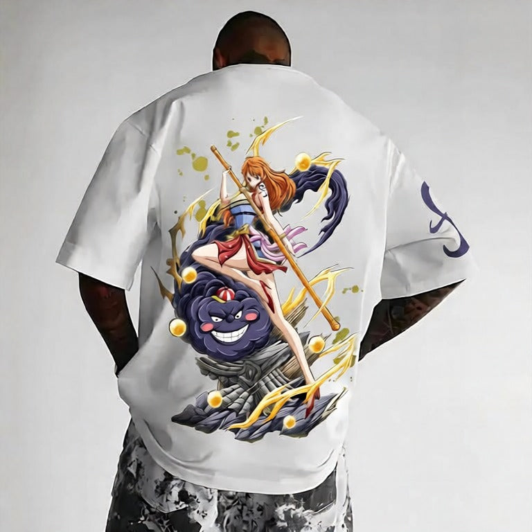 Unisex Anime Inspired Vintage T-Shirt-Anime x kingdom