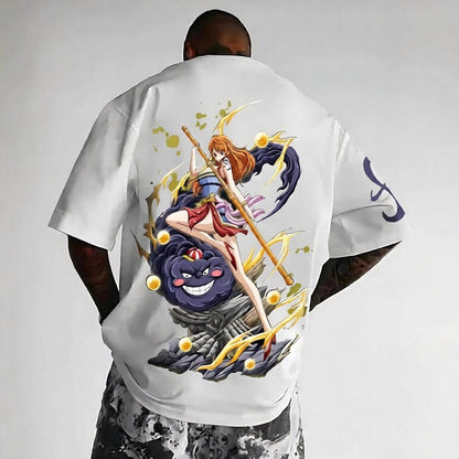 Unisex Anime Inspired Vintage T-Shirt-Anime x kingdom