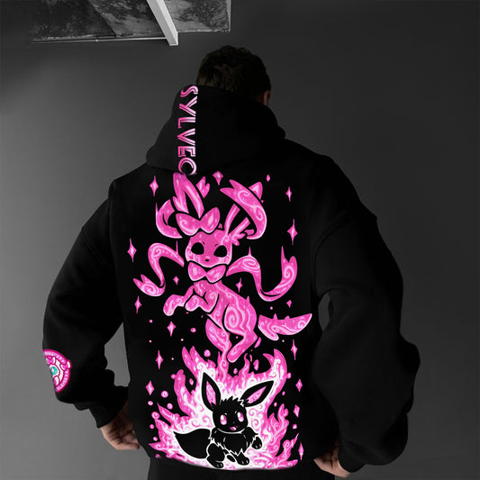 Unisex Anime Graphic Streetwear Vintage Hoodie