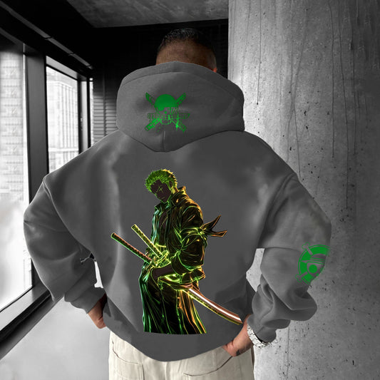 Unisex Anime Graphic Streetwear Vintage Hoodie-Anime x kingdom