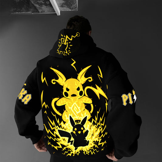 Unisex Anime Graphic Streetwear Vintage Hoodie