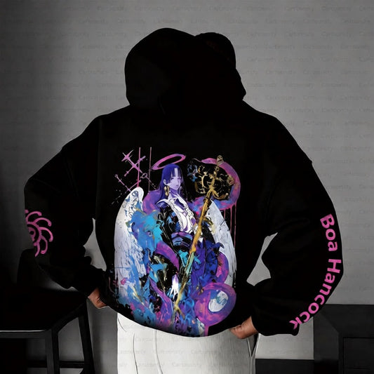 Unisex Anime Graphic Streetwear Vintage Hoodie-Anime x kingdom