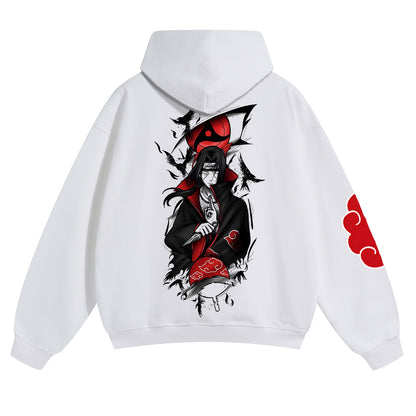 Oversized Unisex Anime Print Hoodie-comicclothing