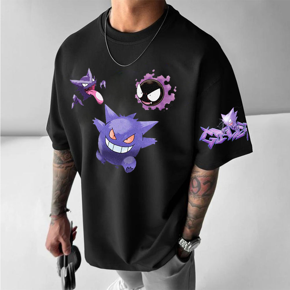 cartoon men's casual T-shirt