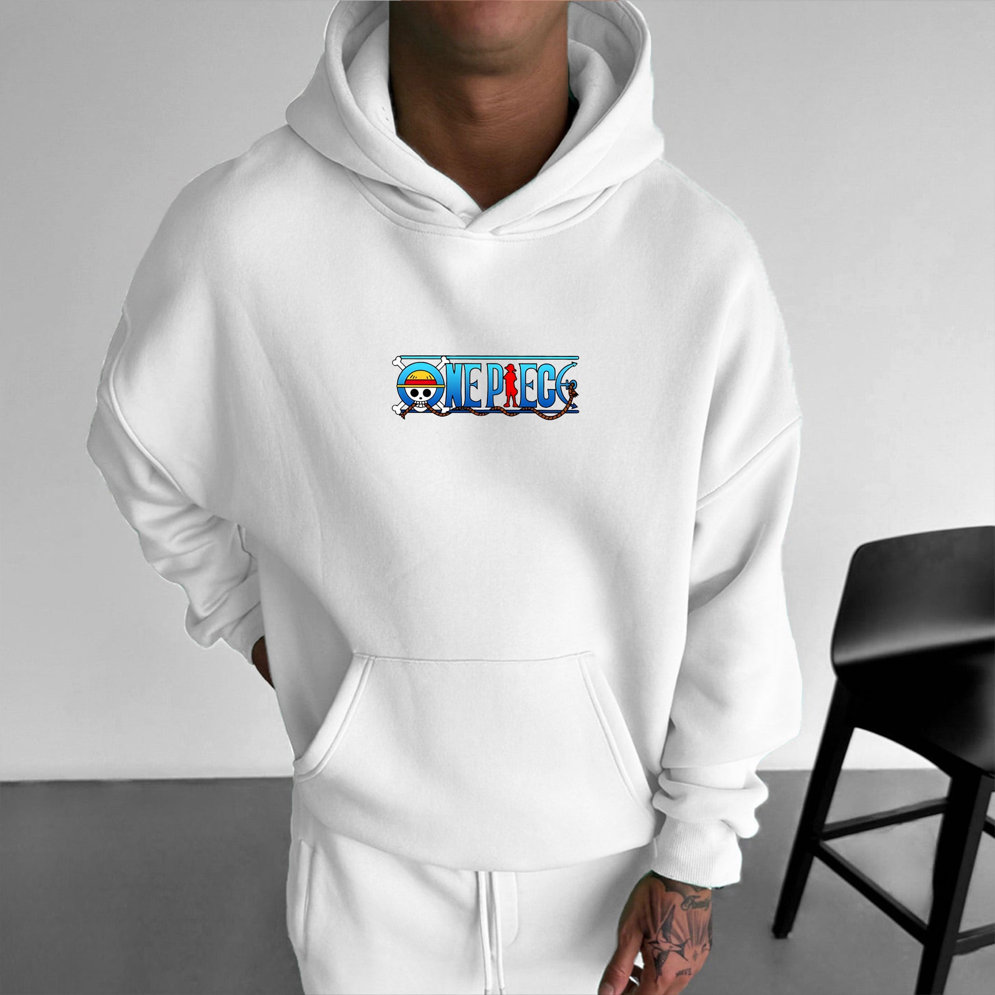 Unisex Oversized Anime Print Hoodie |-Anime x kingdom