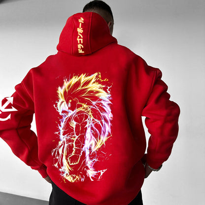 Unisex Anime Graphic Streetwear Vintage Hoodie
