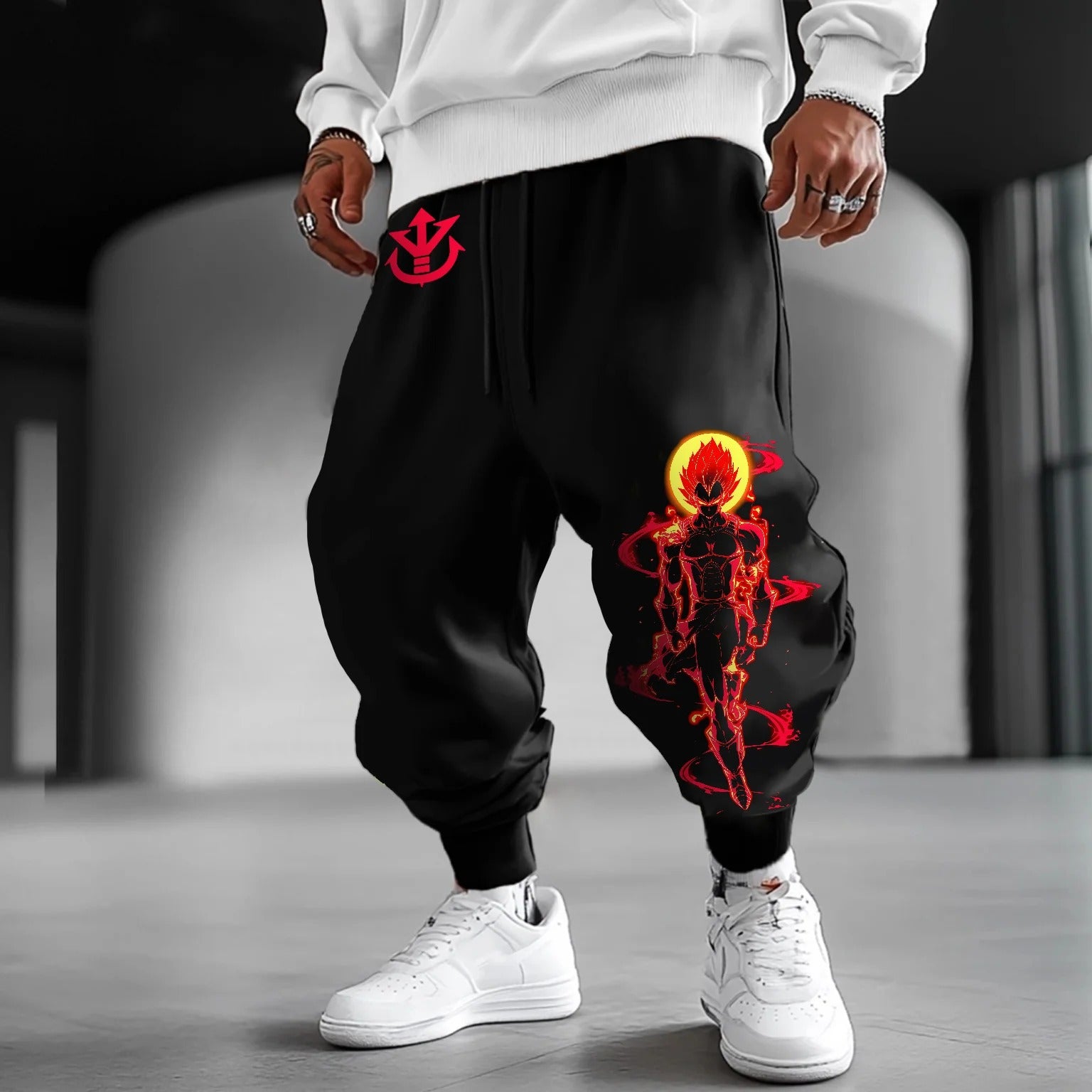 Unisex Casual Anime Streetwear Pants-Anime x kingdom