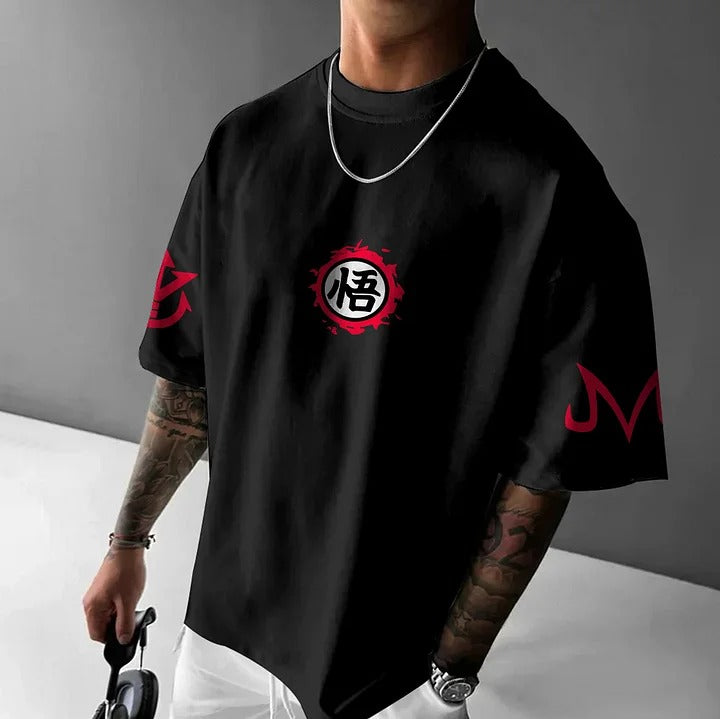 Unisex Anime Inspired Vintage T-Shirt-Anime x kingdom