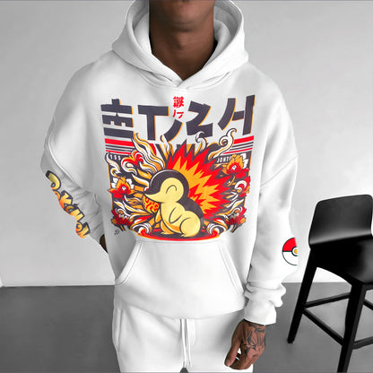 Unisex Anime Graphic Streetwear Vintage Hoodie