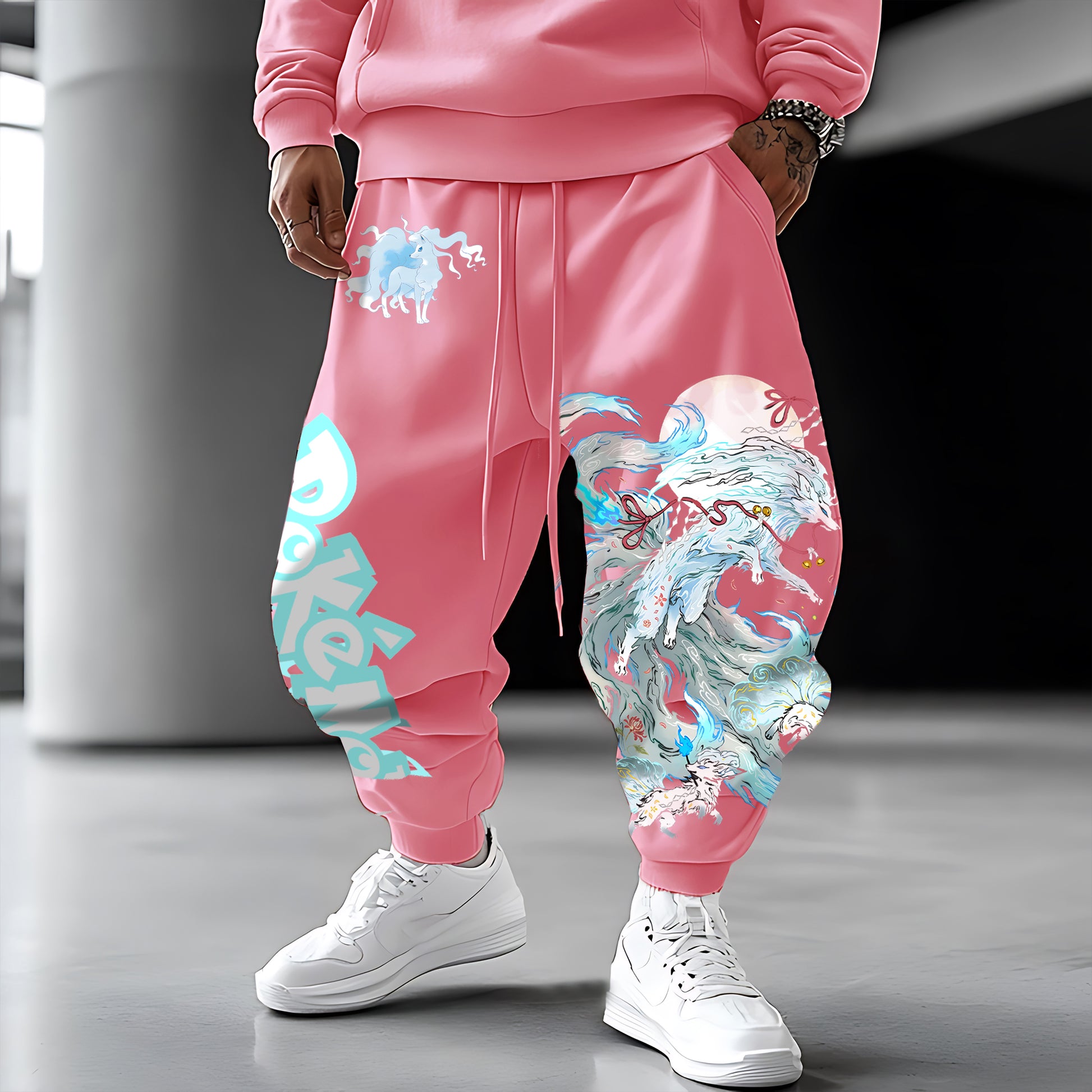 Unisex  “Pokémon” Casual Anime Streetwear Pants