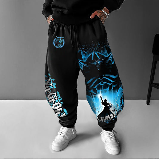 Unisex  “Yu-Gi-Oh！”  Anime Style Retro Pants