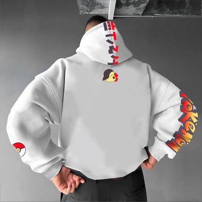 Unisex Anime Graphic Streetwear Vintage Hoodie