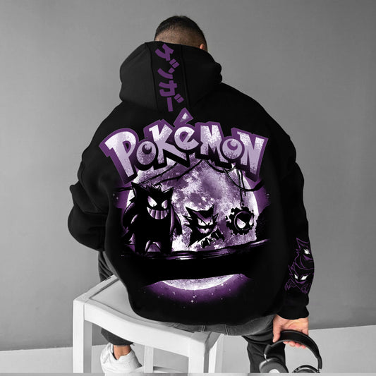 Unisex Anime Graphic Streetwear Vintage Hoodie