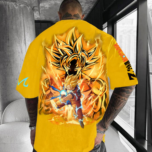 Unisex Anime Inspired Vintage T-Shirt丨Dragon Ball