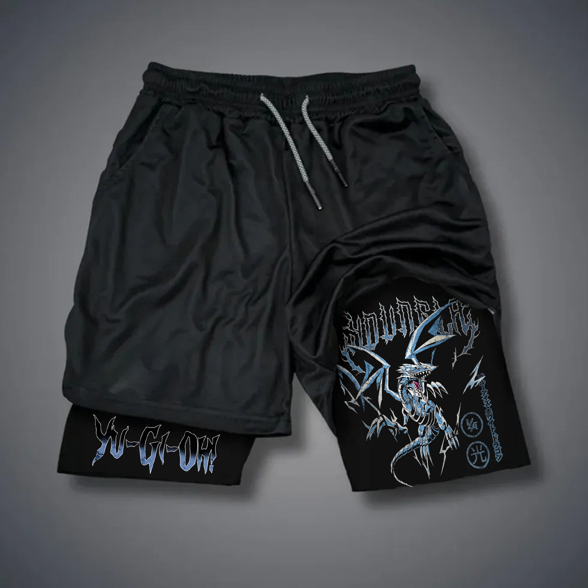 Unisex "Yu-Gi-Oh!"  Anime Style Retro Shorts-comicclothing
