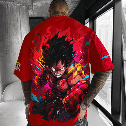 Unisex Anime Inspired Vintage T-Shirt丨One Piece