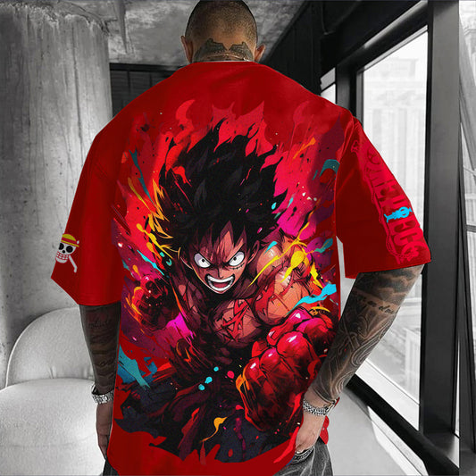 Unisex Anime Inspired Vintage T-Shirt丨One Piece