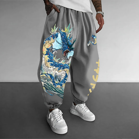 Unisex   Casual Anime Streetwear Pants-AnimeClothe