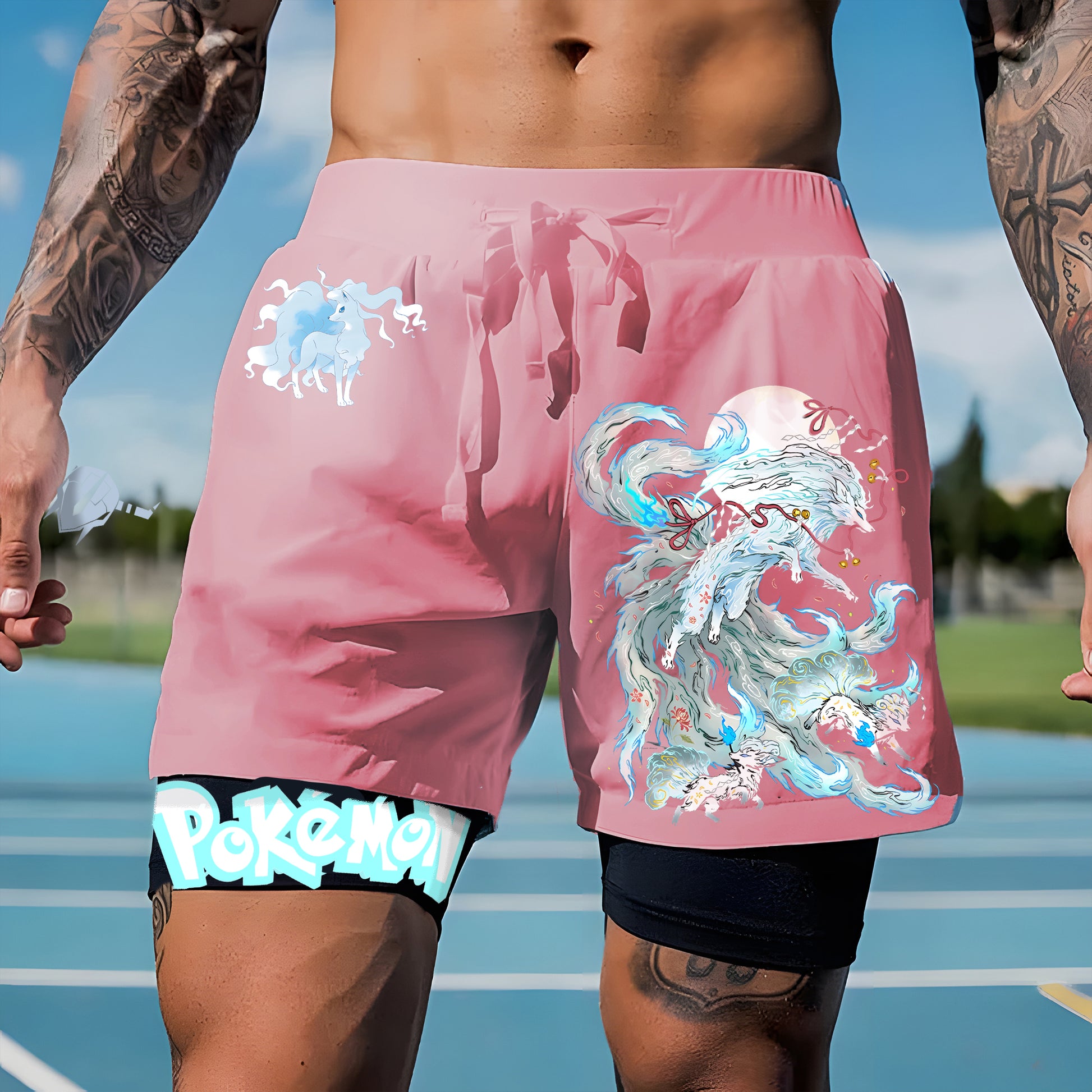 Unisex  “Pokémon” Casual Anime Streetwear Shorts
