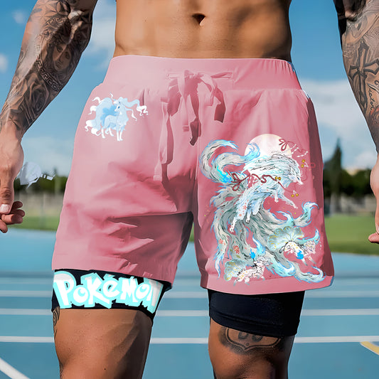 Unisex  “Pokémon” Casual Anime Streetwear Shorts