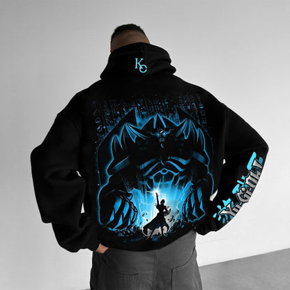 Unisex  “Yu-Gi-Oh！”   Anime Style Retro Hoodie