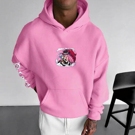 Unisex Anime Graphic Streetwear Vintage Hoodie-Anime x kingdom