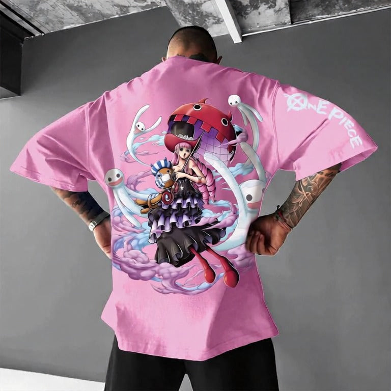 Unisex Anime Inspired Vintage T-Shirt-Anime x kingdom