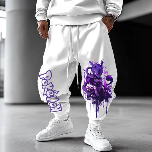 Unisex  Casual Anime Streetwear Pants-comicclothing