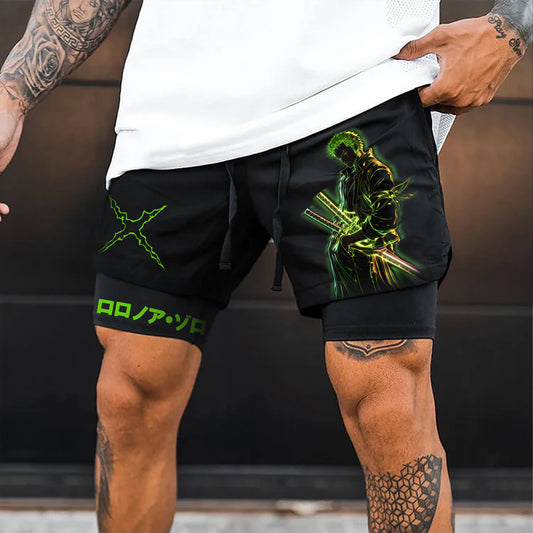 Unisex  Casual Anime Streetwear Shorts
