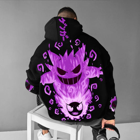 Unisex Anime Graphic Streetwear Vintage Hoodie