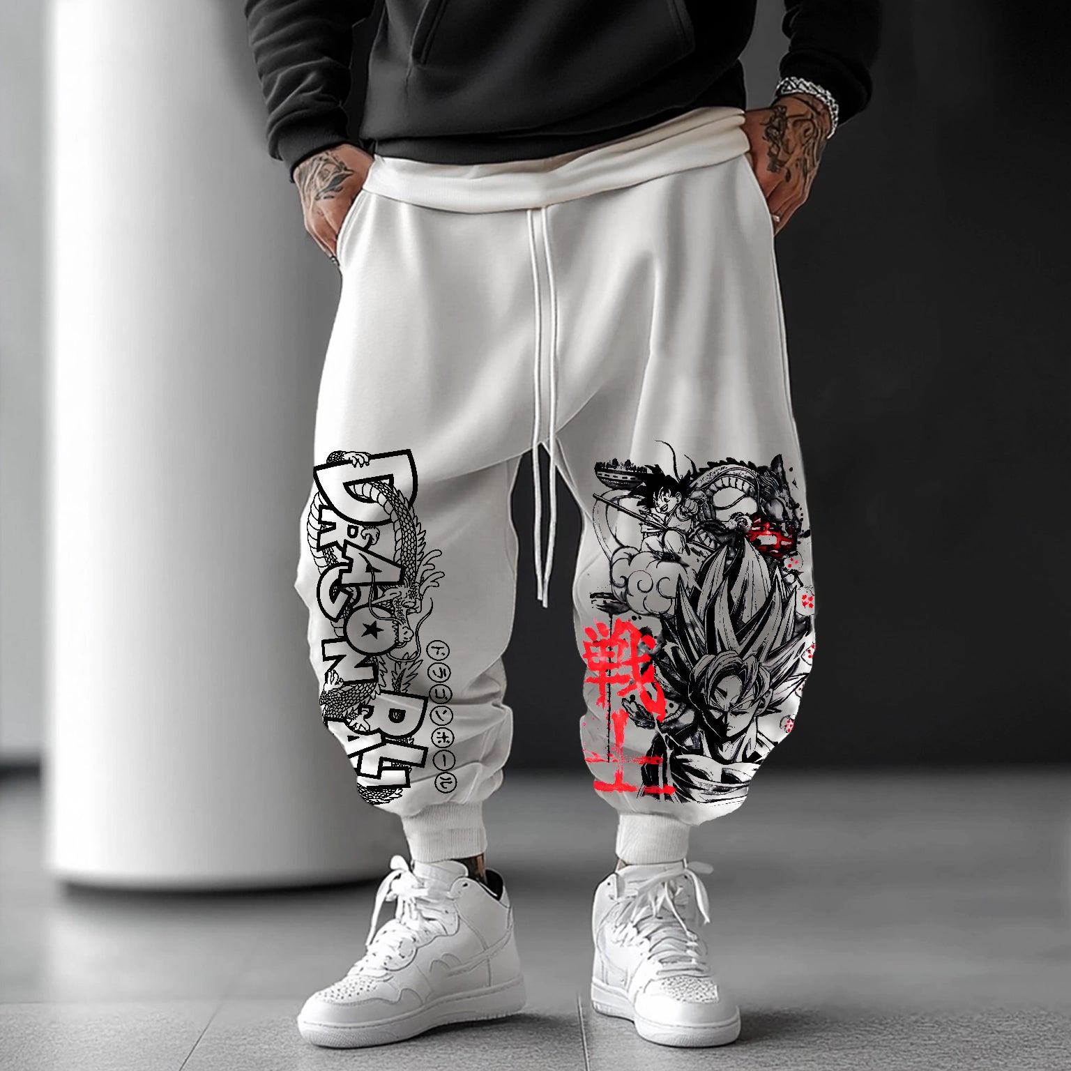 Unisex Casual Anime Streetwear Pants