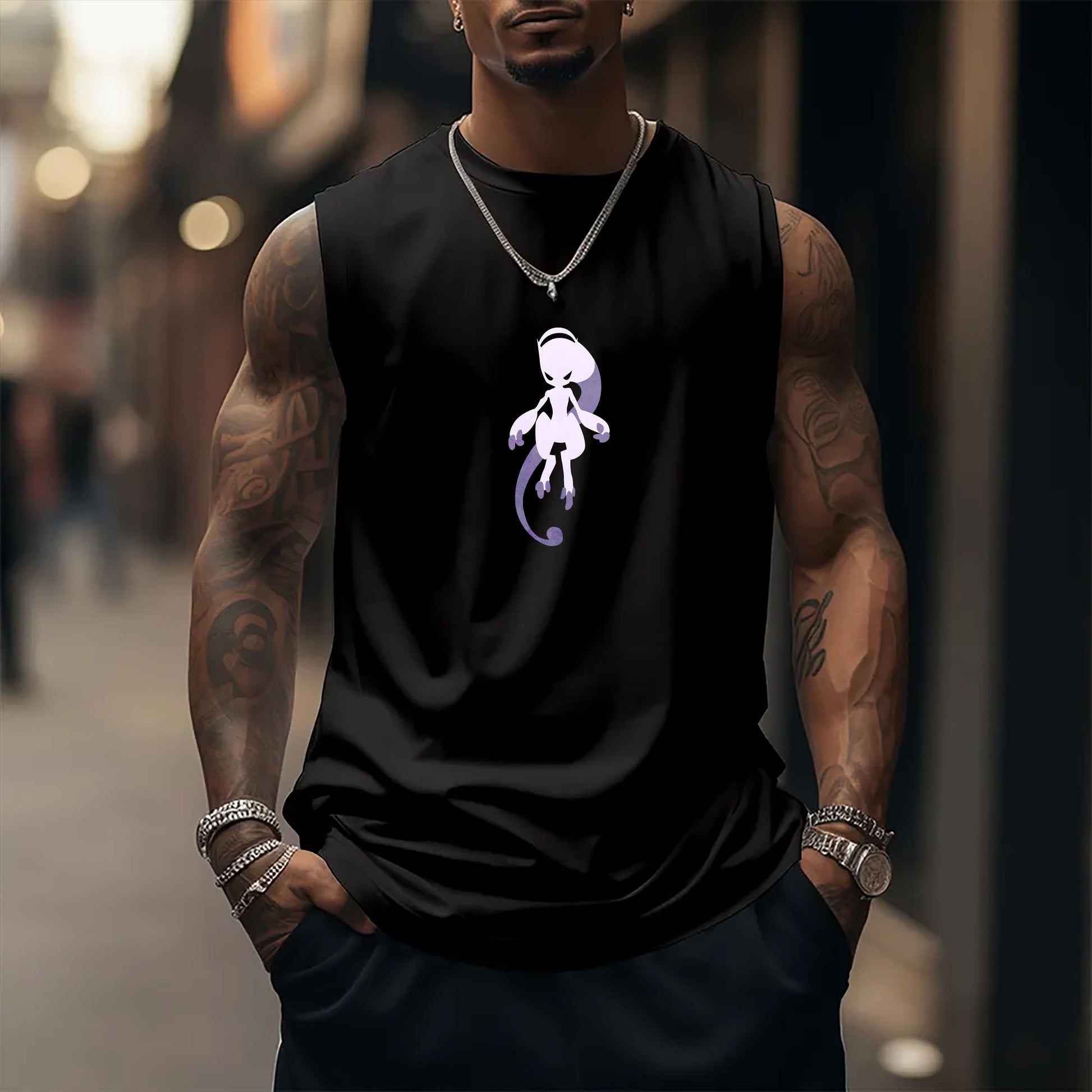 Unisex  Casual Anime  Tank Top-comicclothing