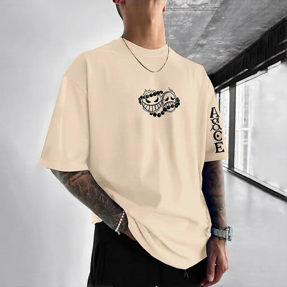 Unisex Anime Inspired Vintage T-Shirt-Anime x kingdom