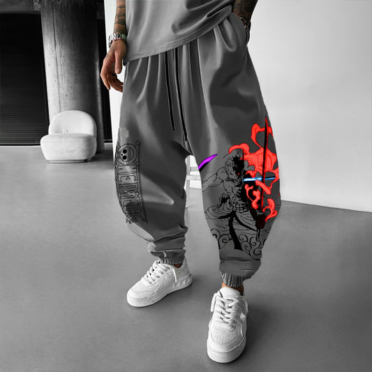 Unisex Anime Inspired Vintage Pants丨